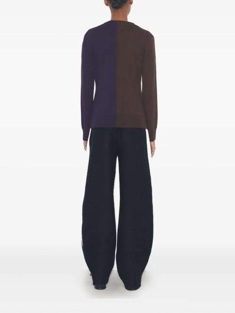 Tory Burch stripe japanese jersey sweatpant - Blue