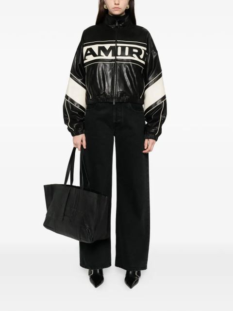 AMIRI logo-panelled jacket - Black - zdjęcie produktu nr 2