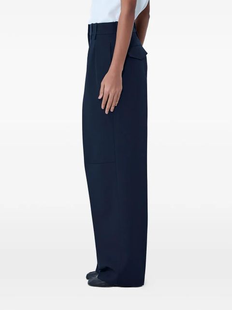 Jil Sander pleated trousers - Blue - zdjęcie produktu nr 2