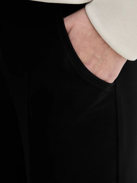 Joseph Ribkoff spodnie damskie kolor czarny proste high waist 261243