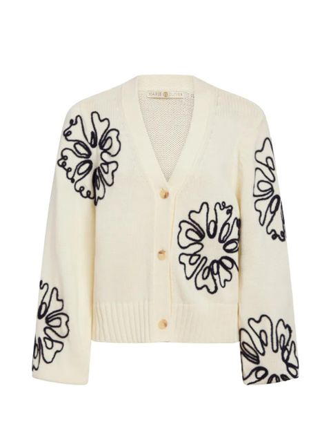 Marie Oliver Charlie floral cardigan - Neutrals - zdjęcie produktu nr 1