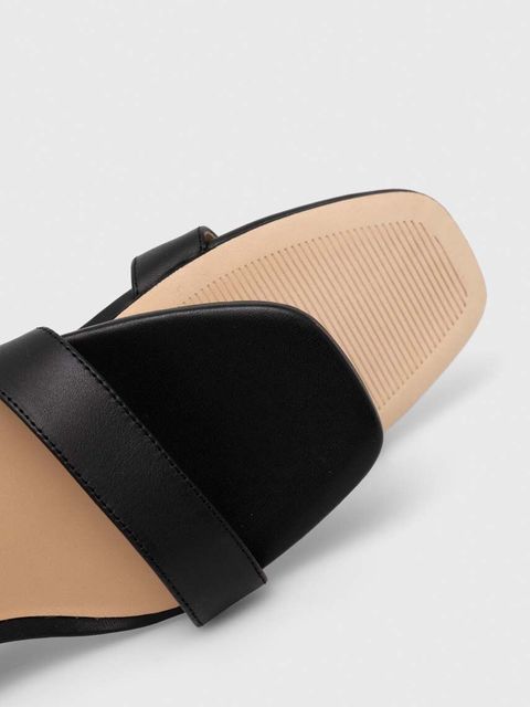 Lauren Ralph Lauren sandały skórzane Logan kolor czarny 802927949001