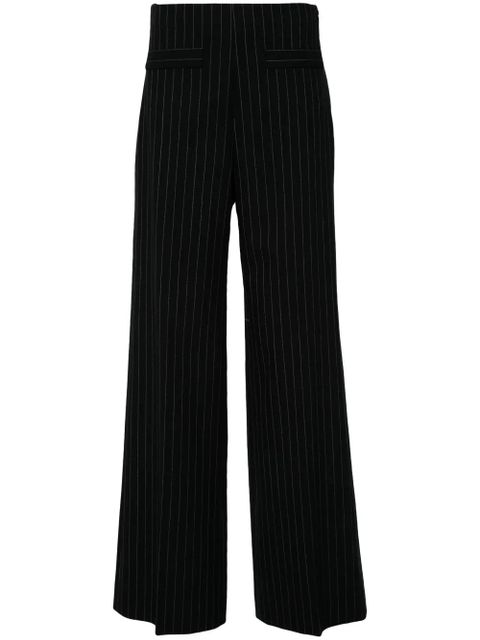 SANDRO pinstripe trousers - Black - zdjęcie produktu nr 1