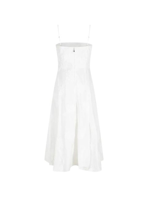 ROTATE BIRGER CHRISTENSEN floral-embroidered midi dress - White - zdjęcie produktu nr 2