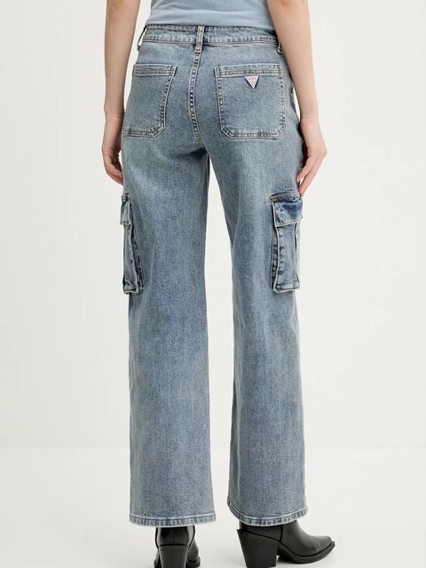 Guess Originals jeansy damskie medium waist W4GG19 D4ON0