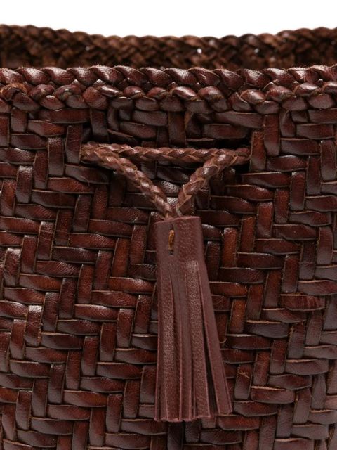 DRAGON DIFFUSION tassel-detail bucket bag - Brown