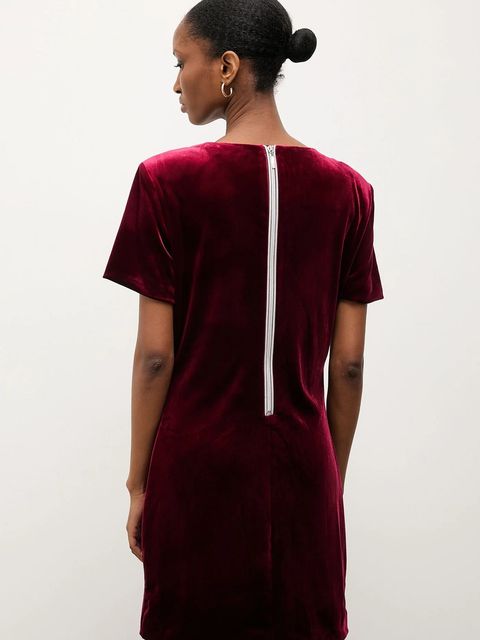 Answear.LAB sukienka kolor bordowy mini dopasowana - zdjęcie produktu nr 2