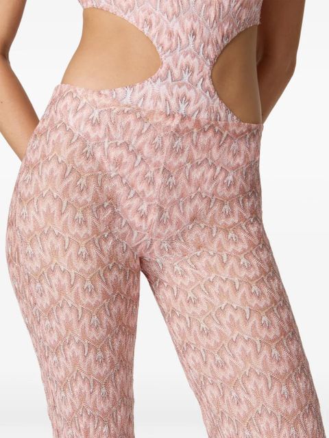 Missoni cutout jumpsuit - Pink