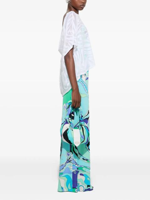PUCCI abstract-print jersey dress - White