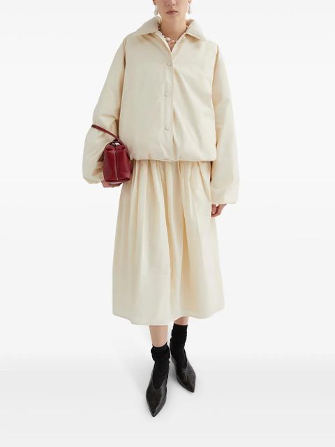 Jil Sander pleated skirt - Neutrals - zdjęcie produktu nr 2