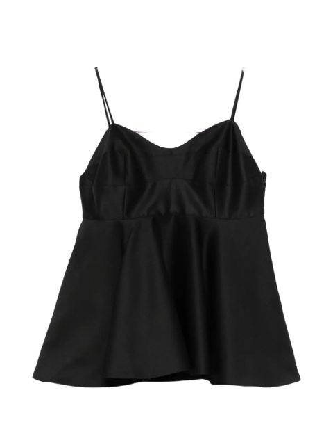 Róhe flared top - Black - zdjęcie produktu nr 1