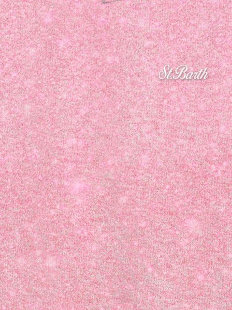 MC2 Saint Barth Mindy lurex hoodie - Pink - zdjęcie produktu nr 2