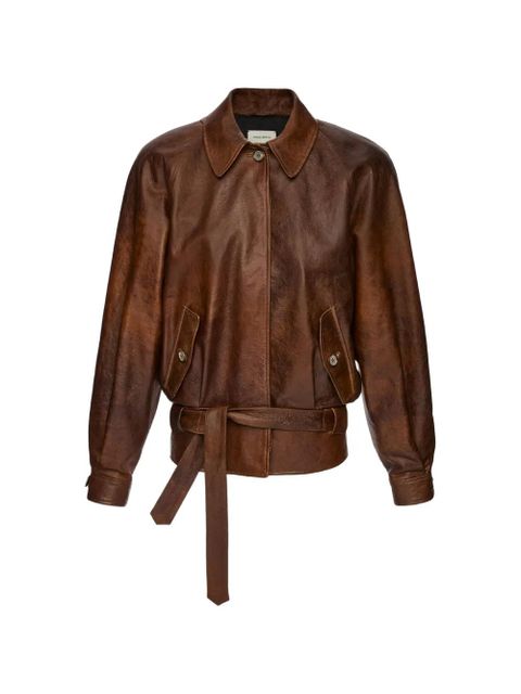 Magda Butrym belted jacket - Brown - zdjęcie produktu nr 1