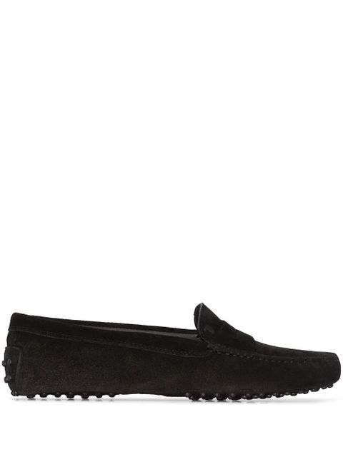 Tod's Moccasin suede loafers - Black - zdjęcie produktu nr 1