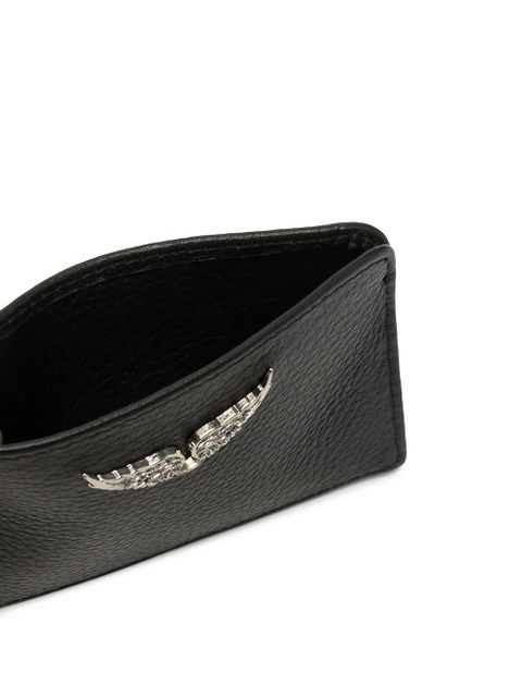 Zadig&Voltaire pebbled leather card holder - Black - zdjęcie produktu nr 2