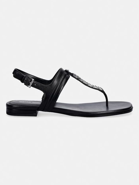 MICHAEL Michael Kors sandały na płaskim obcasie damskie skórzane Marcia Thong Sandal - zdjęcie produktu nr 1