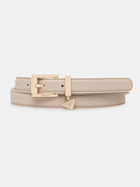 Guess pasek QUEENSLAND damski kolor beżowy BW9254 P5325 - zdjęcie produktu nr 1