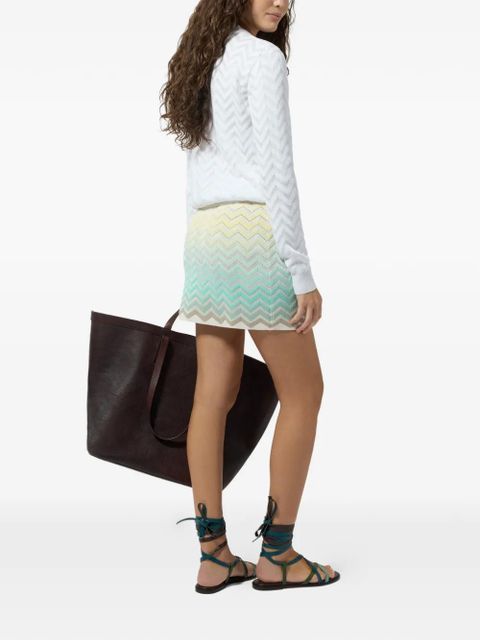 Missoni chevron skirt - Neutrals