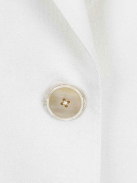 Givenchy button wool blazer - White
