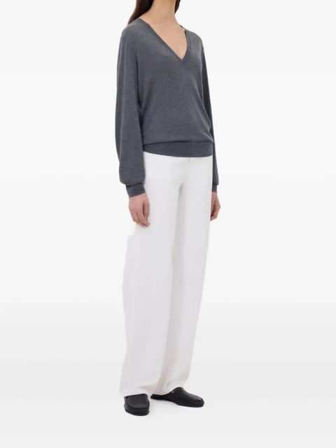 LouLou de Saison Dunne button-fastening wool jacket - Neutrals