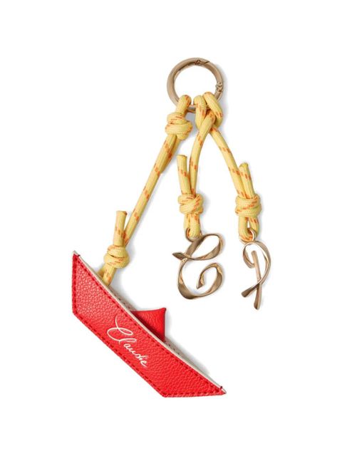 Claudie Pierlot letters leather keyring - Red - zdjęcie produktu nr 1