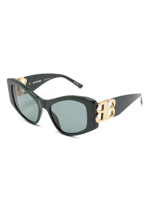 Balenciaga Eyewear Dynasty XL D-frame sunglasses - Green - zdjęcie produktu nr 2