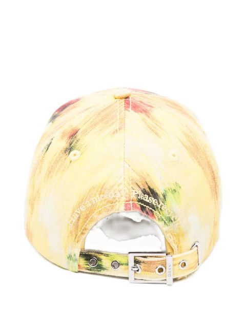 GANNI logo-embroidered cap - Yellow - zdjęcie produktu nr 2