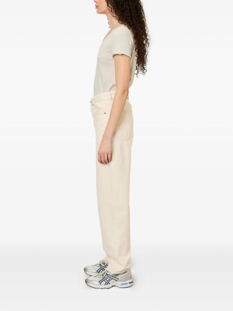 American Vintage high-waist straight jeans - Neutrals - zdjęcie produktu nr 2