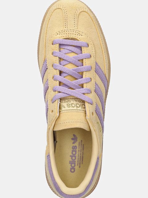 adidas Originals sneakersy zamszowe Handball Spezial W damskie kolor żółty JR3617