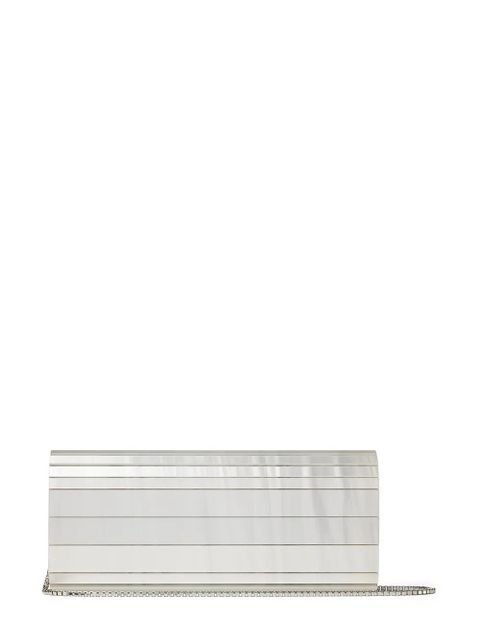 Jimmy Choo Sweetie hard-case clutch - White