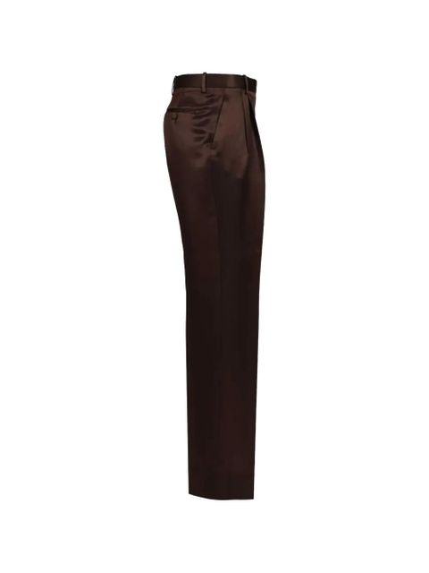 TOM FORD pleated trousers - Brown