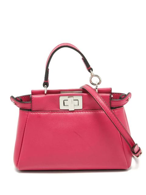 Fendi Pre-Owned 2015 micro Peekaboo two-way bag - Pink - zdjęcie produktu nr 1