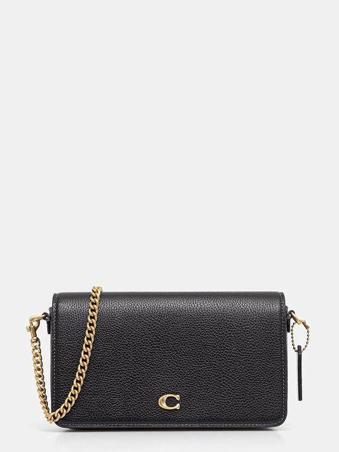 Coach torebka skórzana Mila kolor czarny CAO01 - zdjęcie produktu nr 1