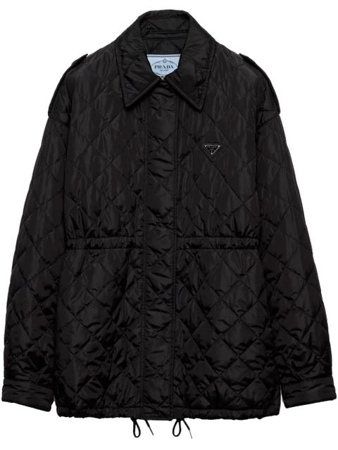 Prada Re-Nylon blouson jacket - Black - zdjęcie produktu nr 1