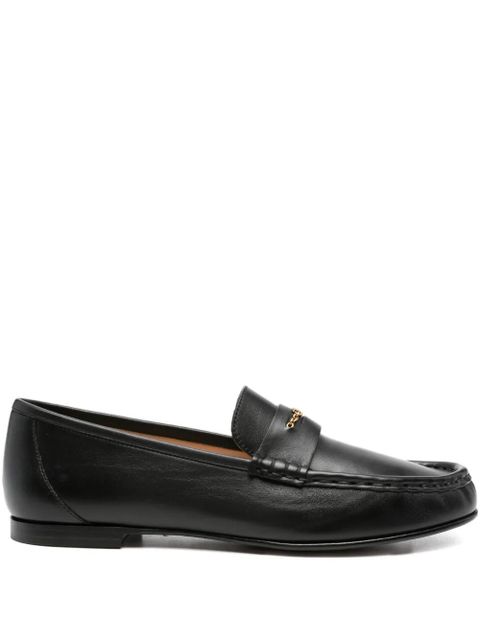Chloé leather penny loafers - Black - zdjęcie produktu nr 1