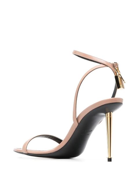 TOM FORD Padlock 85mm sandals - Neutrals - zdjęcie produktu nr 2