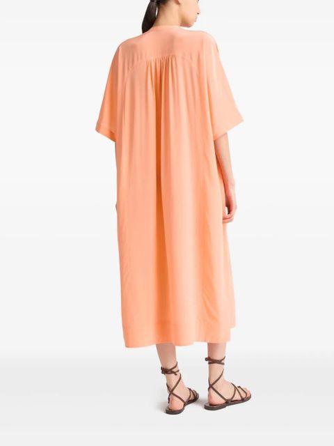 Yves Salomon silk midi skirt - Orange - zdjęcie produktu nr 2