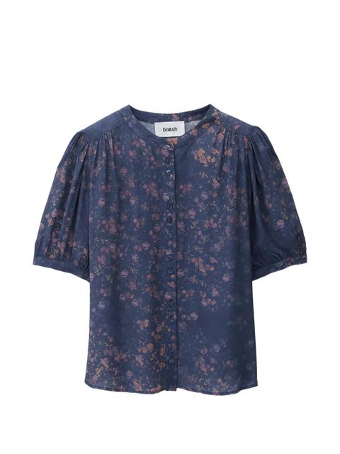 Ba&Sh Novella floral-print puff-sleeve top - Blue - zdjęcie produktu nr 1