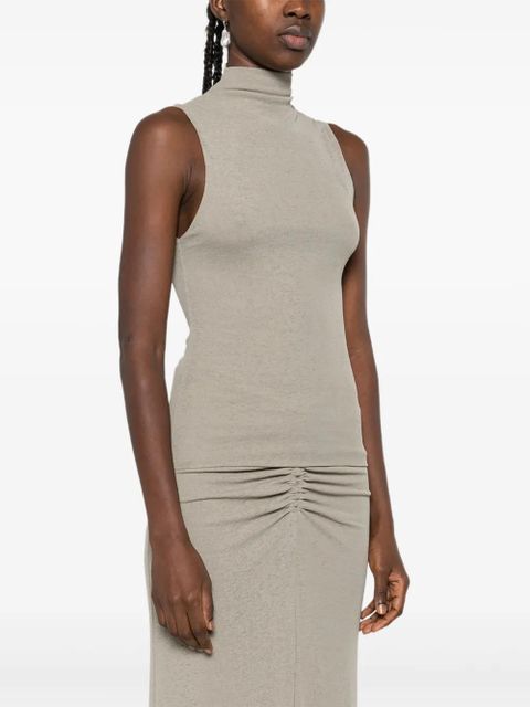 Nanushka turtleneck sleeveless top - Grey