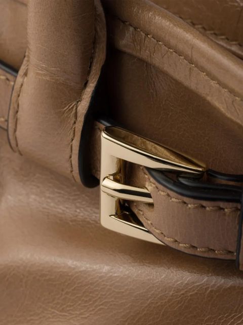 Prada Bonnie leather shoulder bag - Brown