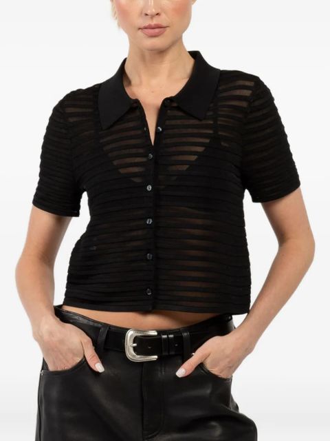 Simkhai short-sleeve cardigan - Black - zdjęcie produktu nr 1