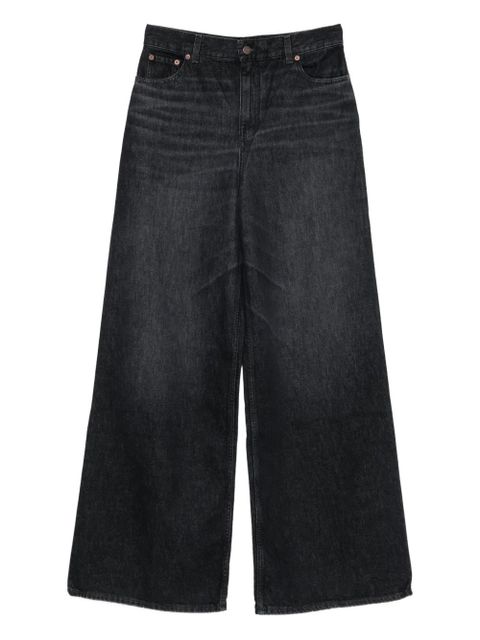 Chloé whiskered wide-leg jeans - Black - zdjęcie produktu nr 2