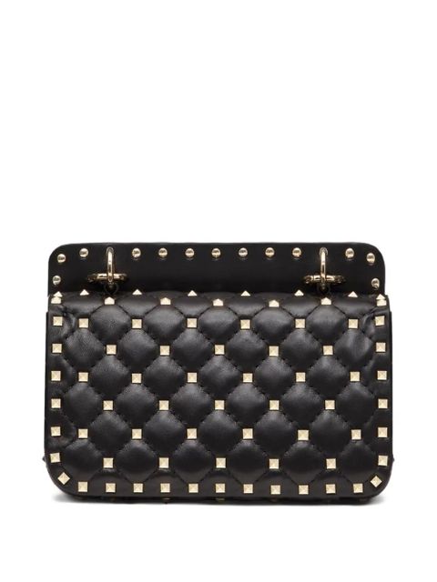 Valentino Garavani Rockstud-spike leather tote bag - Black