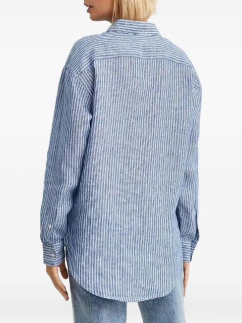 Lauren Ralph Lauren striped buttoned shirt - Blue
