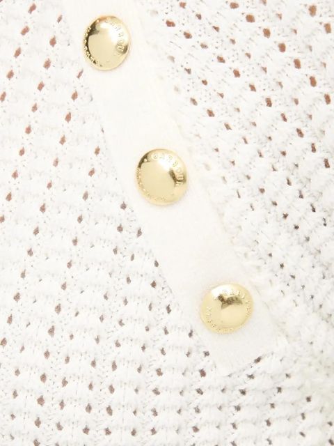 Barbour Angela button-embellished knitwear - White