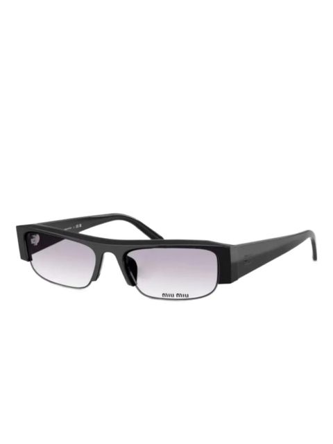 Miu Miu Eyewear B07S rectangle-frame sunglasses - Black - zdjęcie produktu nr 2