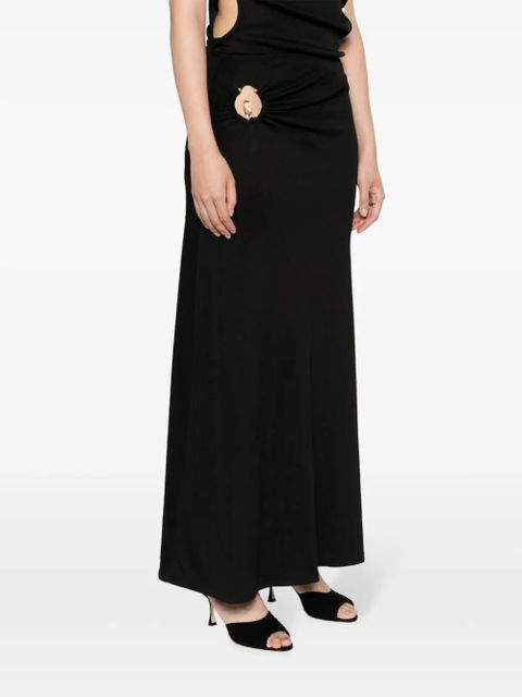 Christopher Esber Orbit cut-out maxi skirt - Black - zdjęcie produktu nr 2