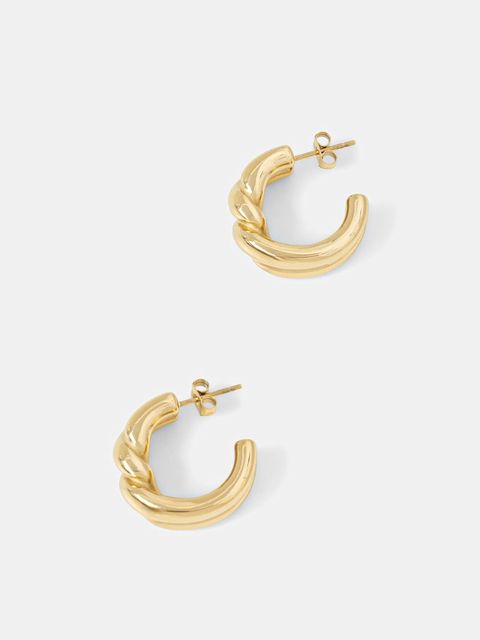 EDBLAD kolczyki pozłacane Twist 127939 - zdjęcie produktu nr 1