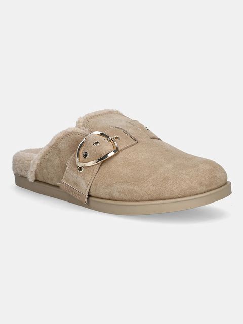 Blauer kapcie zamszowe GLADE kolor beżowy F5GLADE04/SUF - zdjęcie produktu nr 1