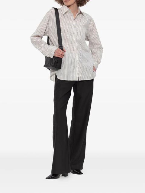 Zadig&Voltaire striped pin-cuff shirt - Neutrals - zdjęcie produktu nr 2